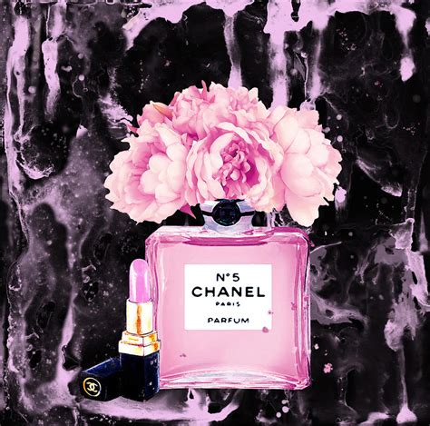 chanel art flowers